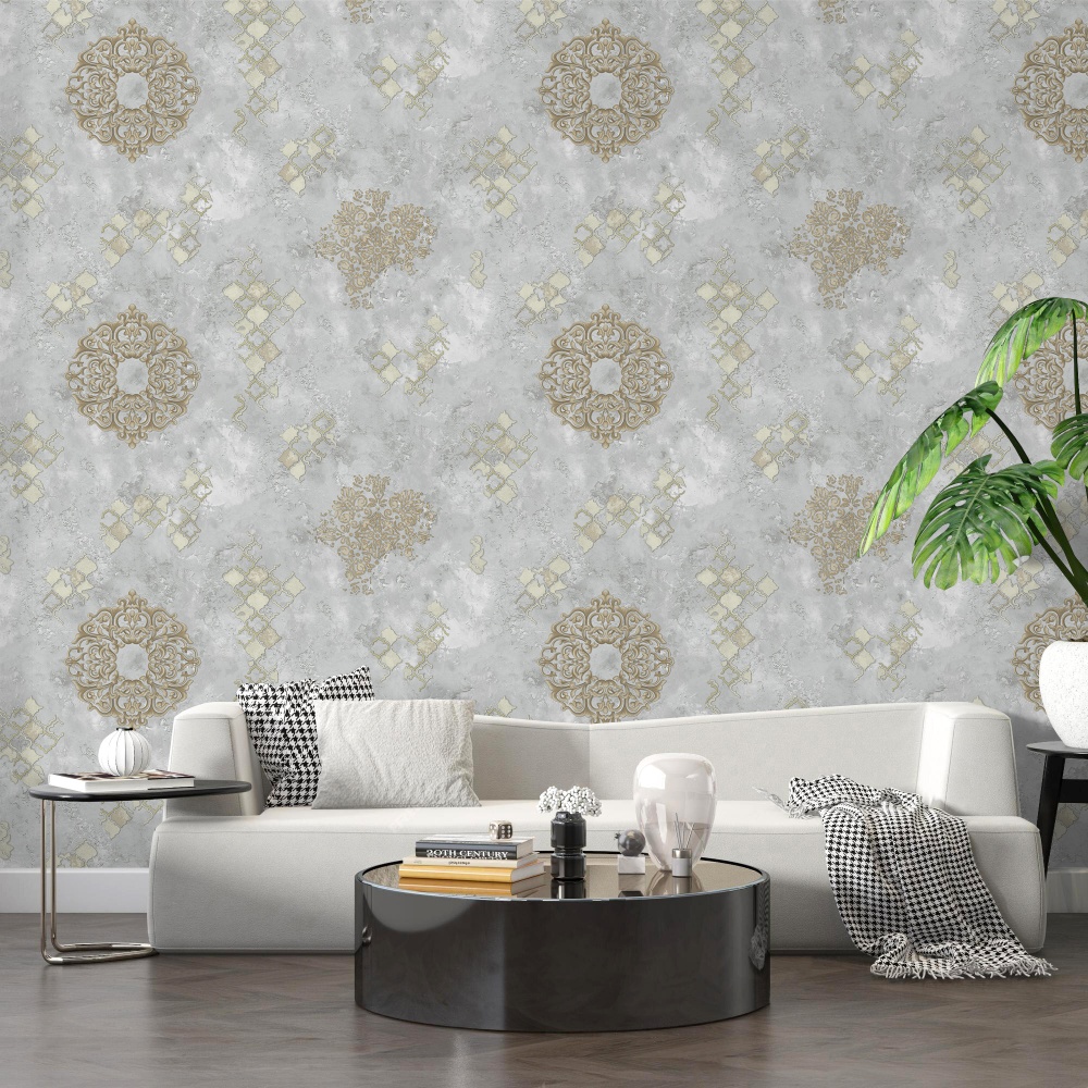 Papéis de parede vintage de PVC K0337