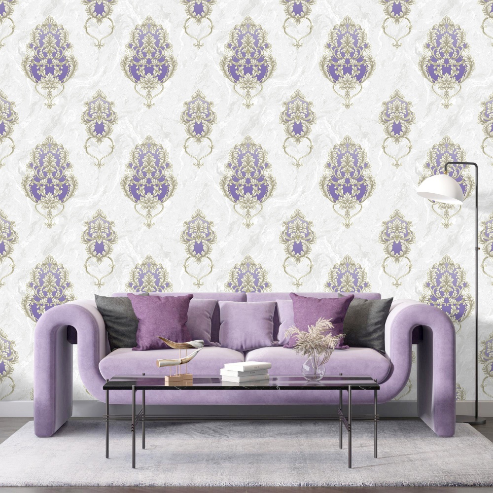 Papéis de parede vintage de PVC K0338