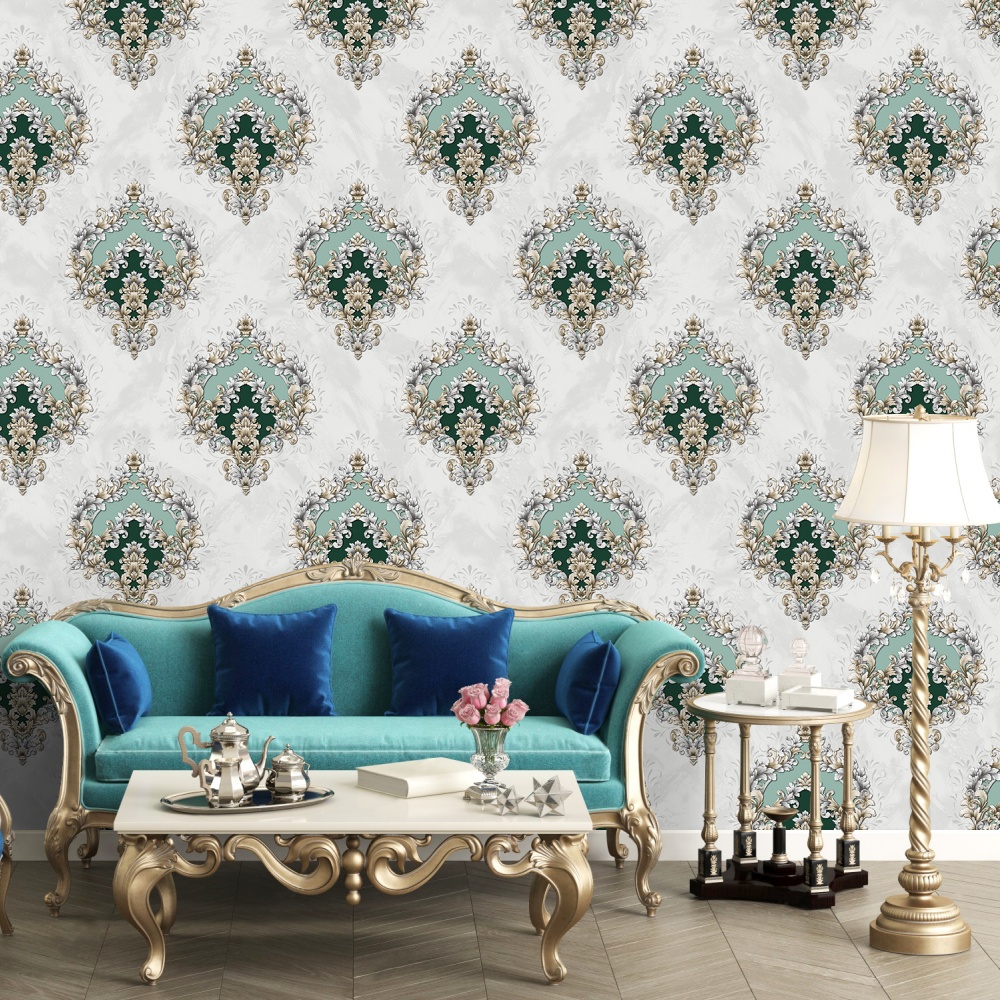 Papéis de parede vintage de PVC K0339