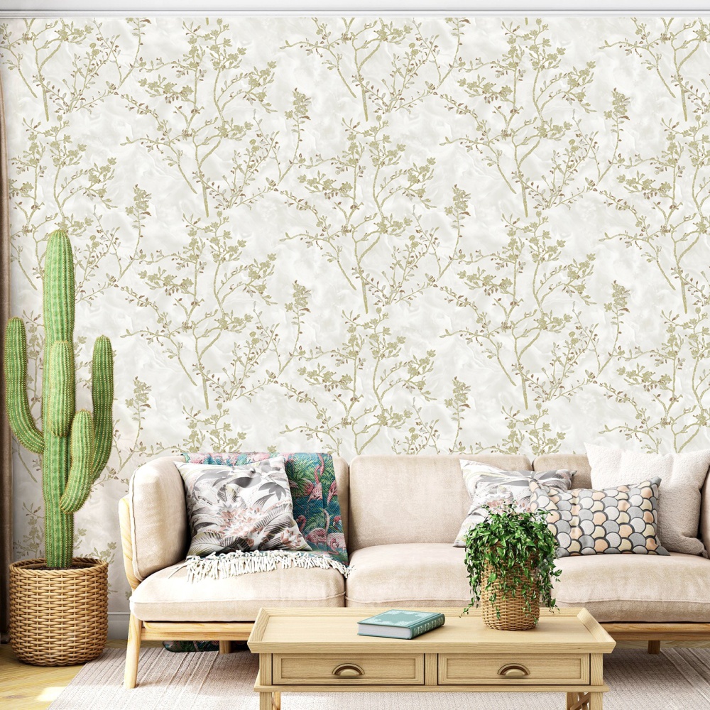 Papéis de parede de PVC natural K0415